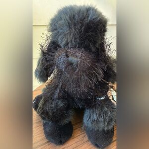 GANZ Webkinz Black Poodle Plush Toy